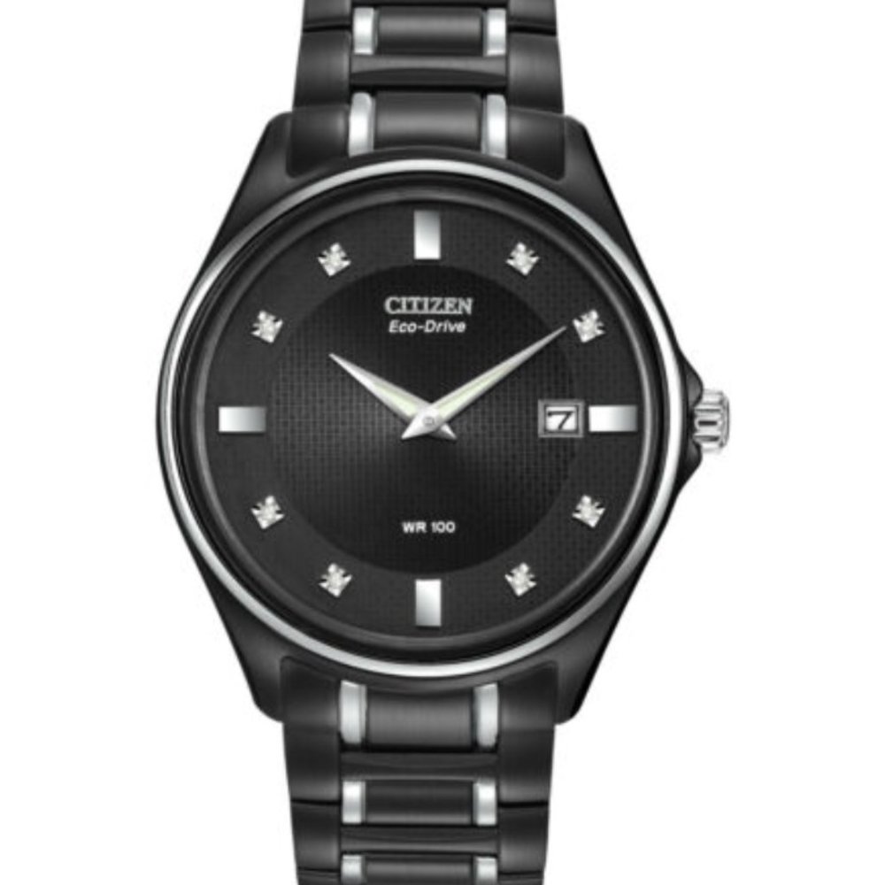 Sale! Citizen Men's Diamond Black 40mm Watch